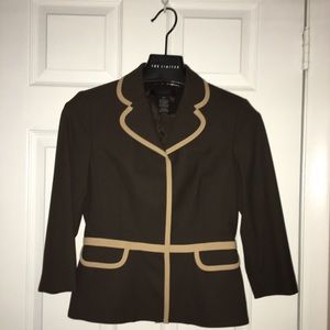 WSX 3/4 Sleeve Brown Blazer